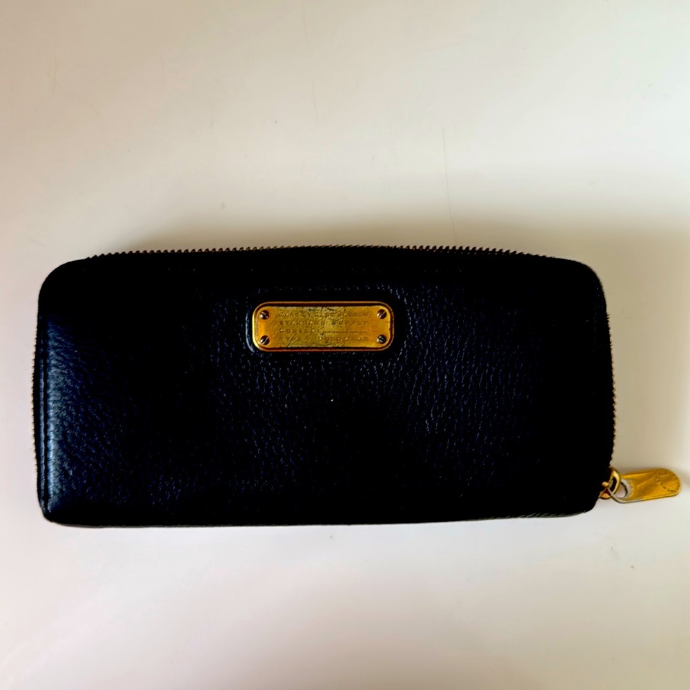 Marc Jacobs Black Leather Wallet